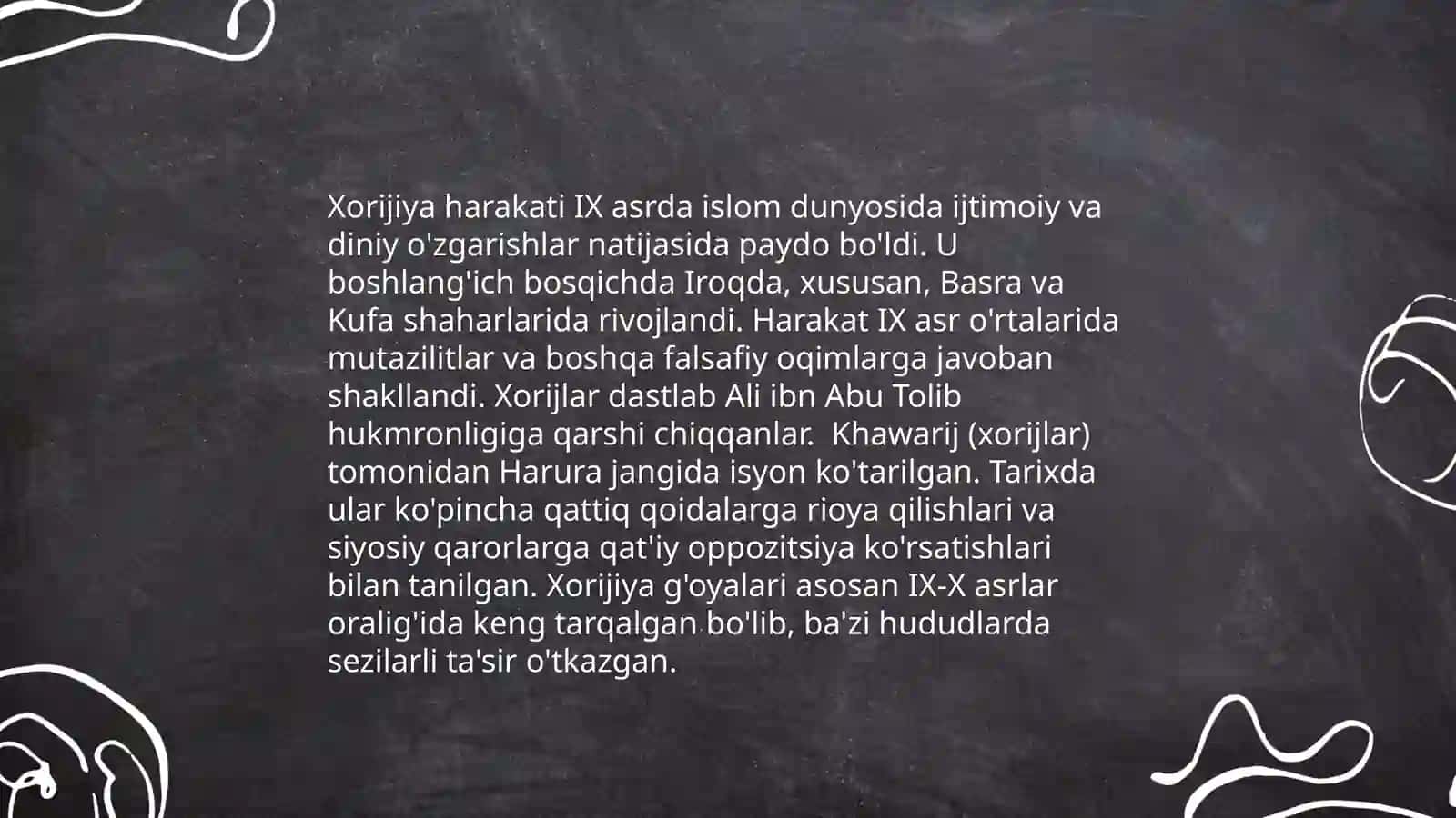 Noanʼanaviy eʼtiqodlar: xorijiya, muʼtaziliya, qarmatiya harakatlari 4