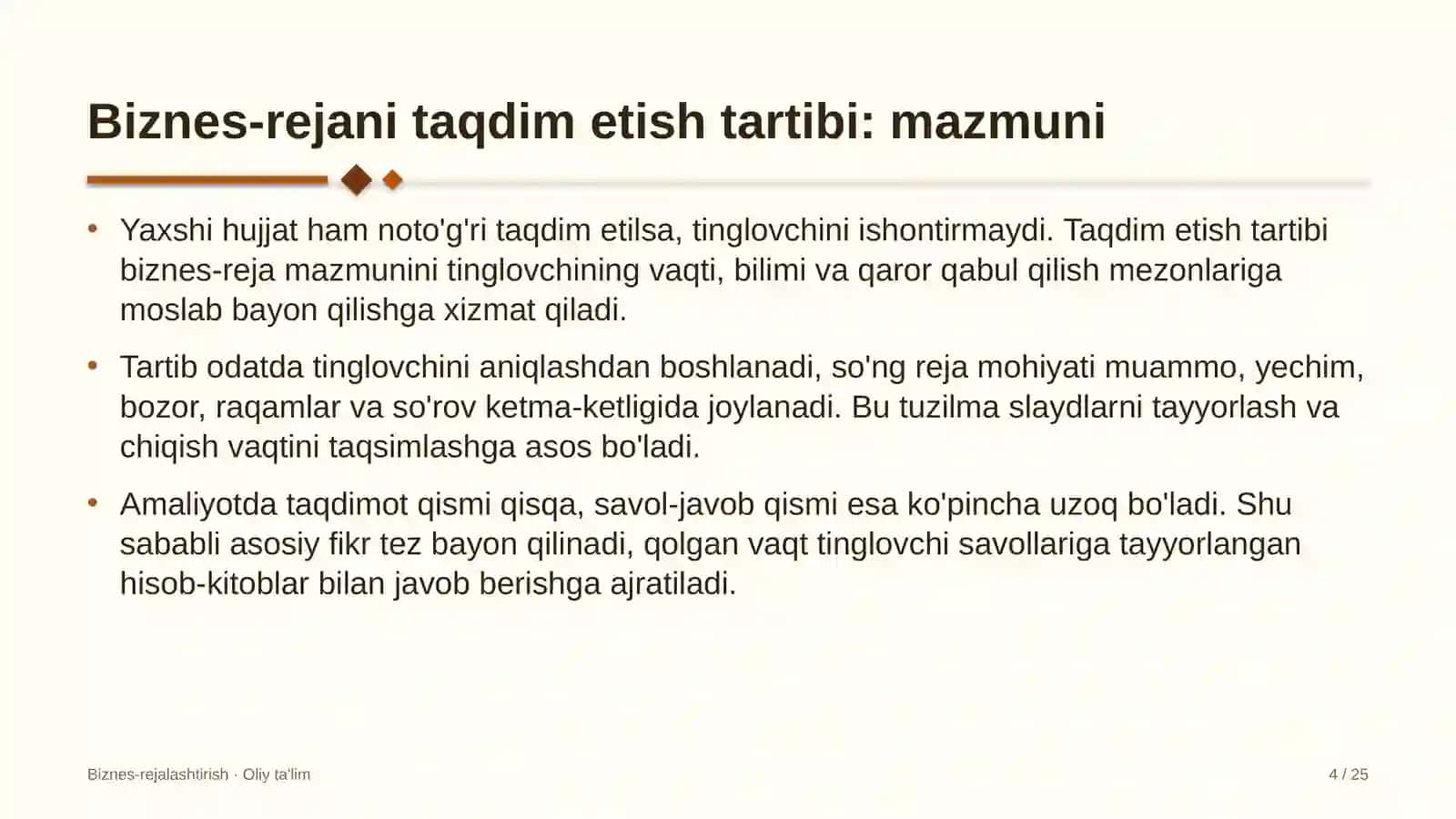 ekskursiya byurolarida biznes rejani taqdim etish tartibi 7485 4