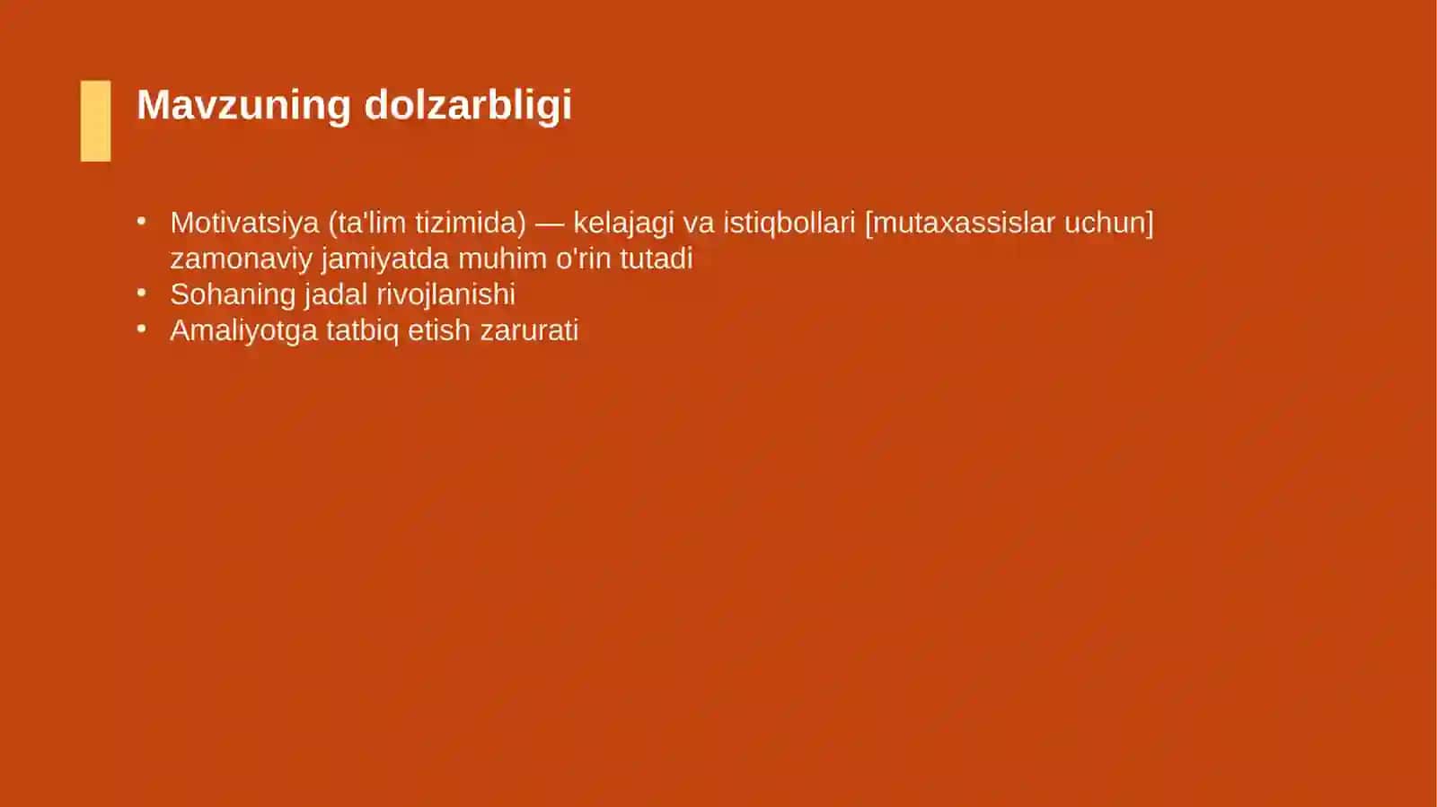 Motivatsiya (ta'lim tizimida) — kelajagi va istiqbollari [mutaxassislar uchun] 4