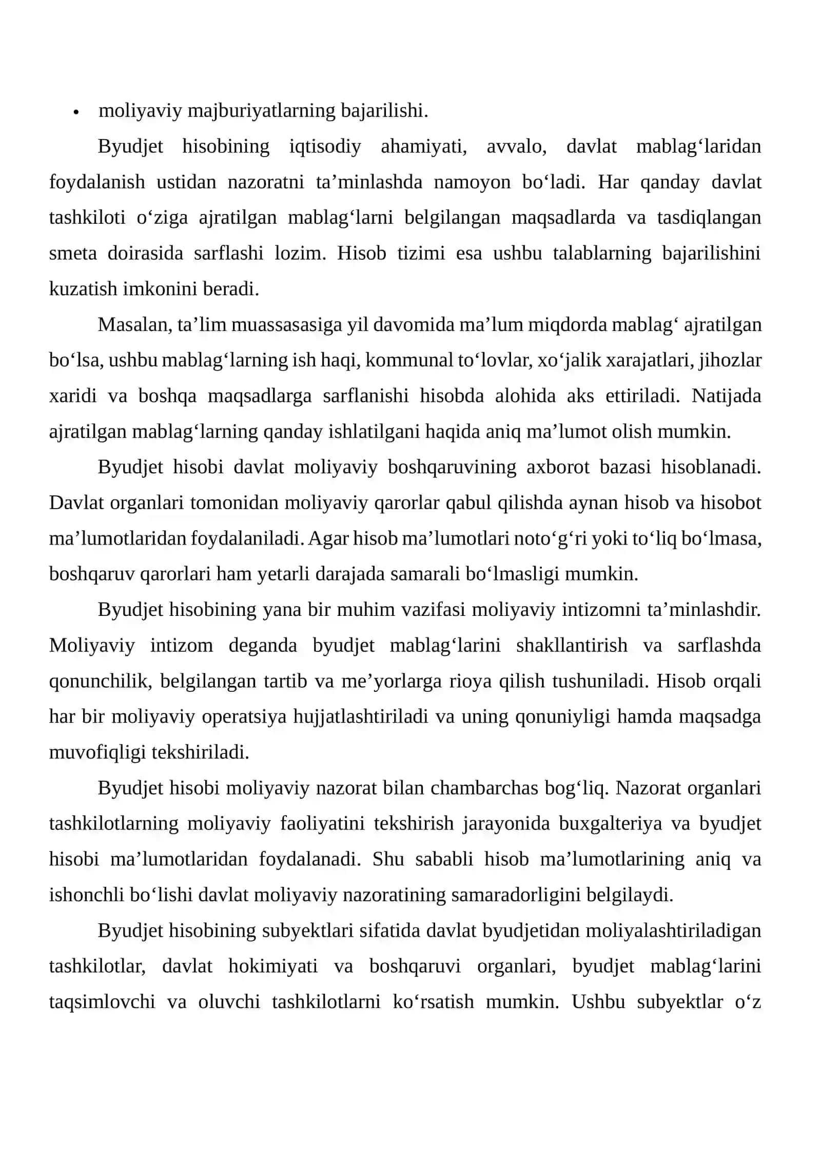 BYUDJET HISOBINING ASOSIY TAMOYILLARI VA ULARNING AMALIY AHAMIYATI 4