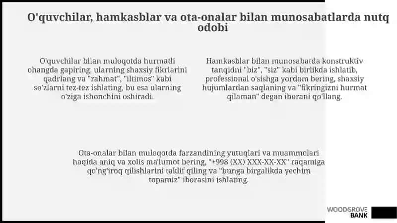 O'qituvchining Nutq Odobi 4