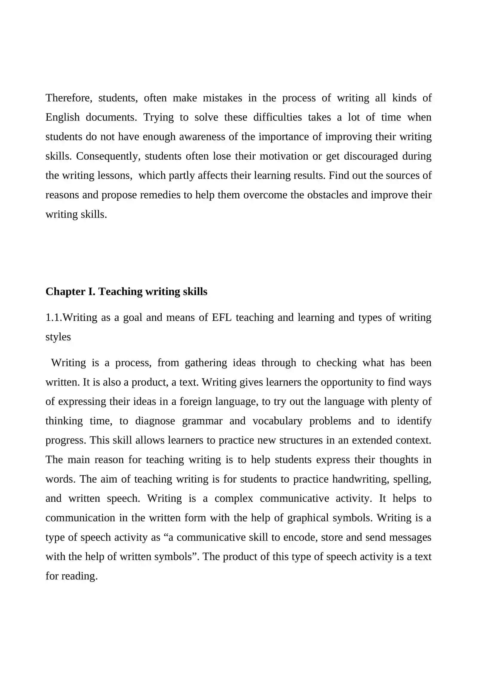 TEACHING WRITING 4