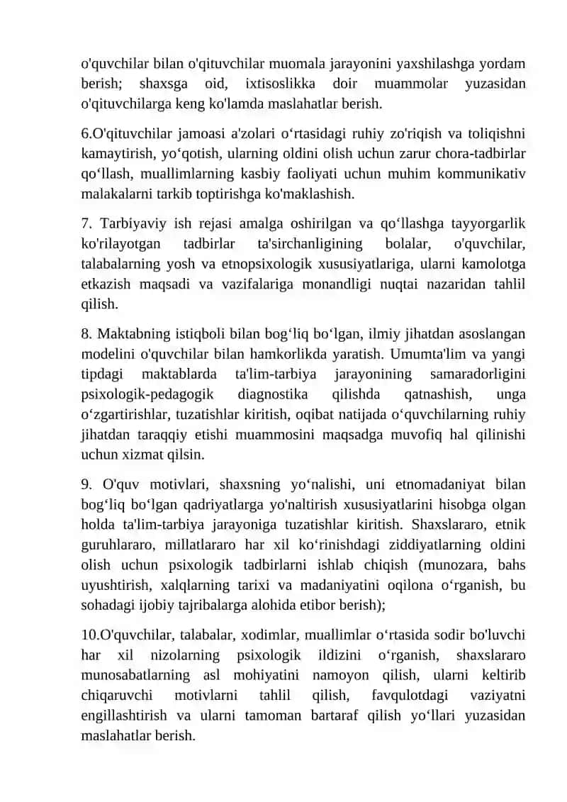 AMALIY PSIXOLOG FAOLIYATINING ASOSIY KO'RINISHLARI 4