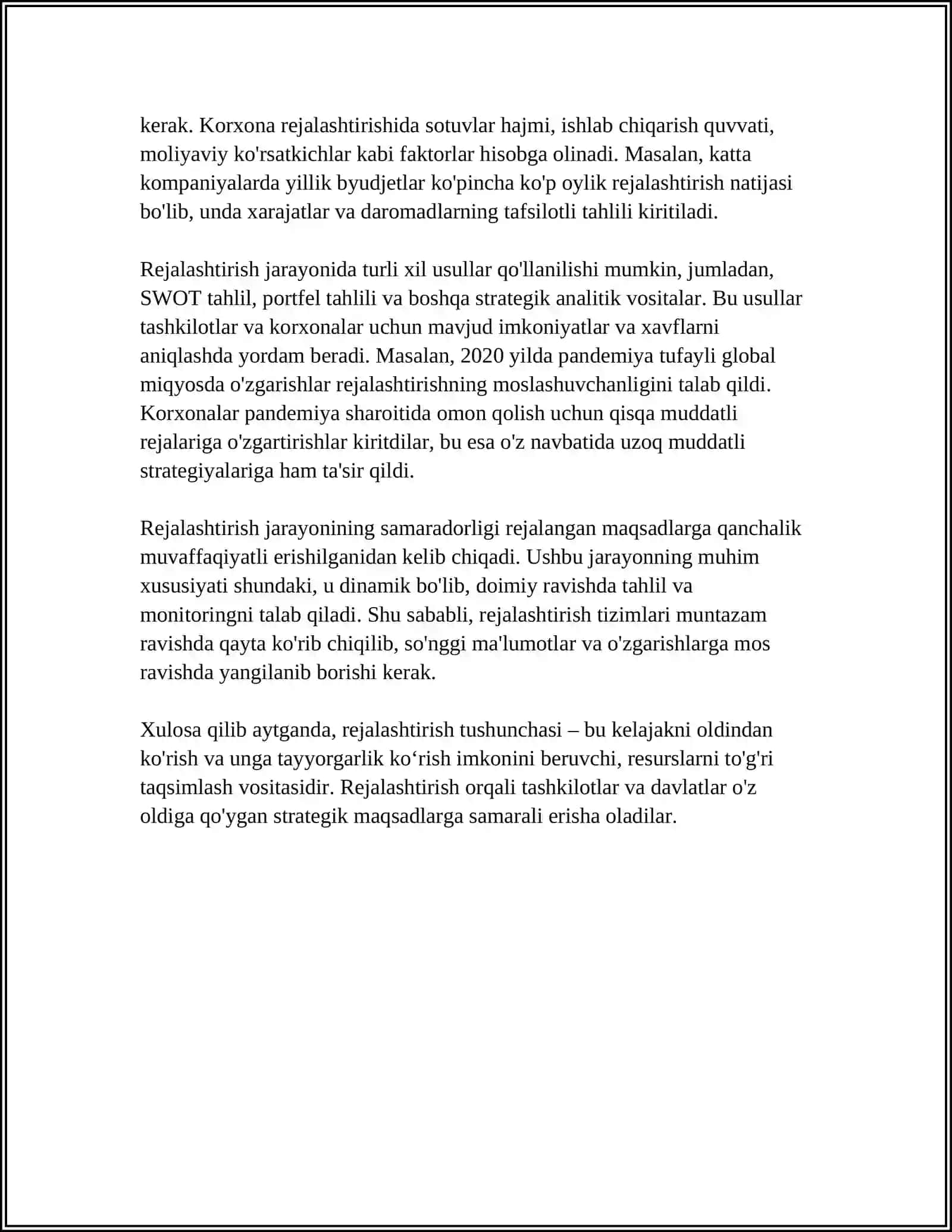 REJALASHTIRISH TUSHUNCHASI 4