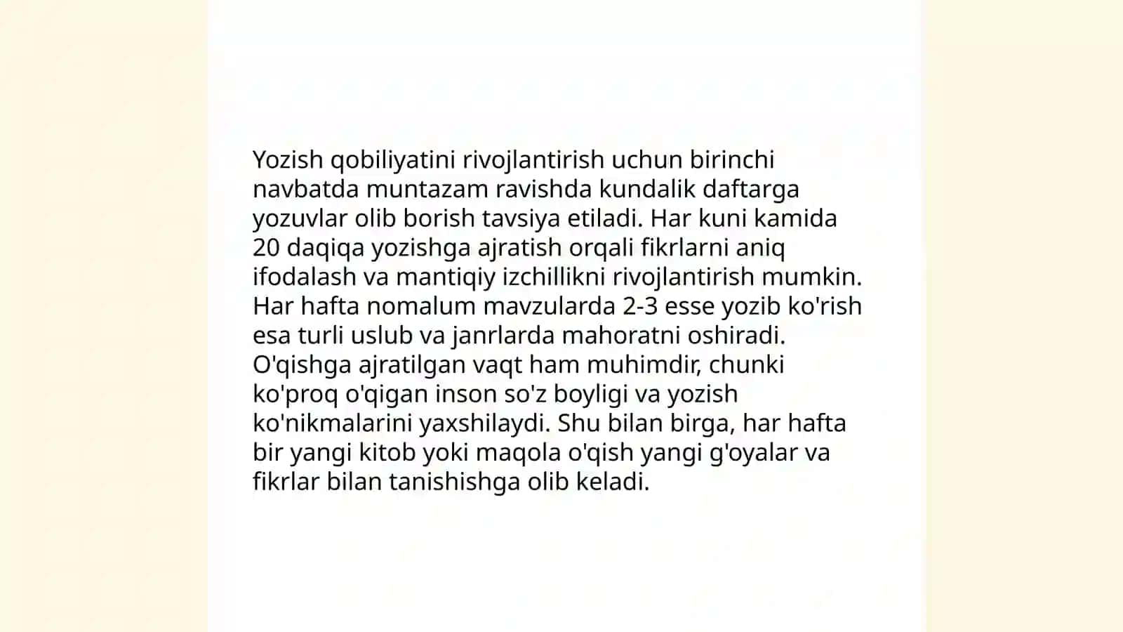 Kuch qobilyatini tarbiyalash 4