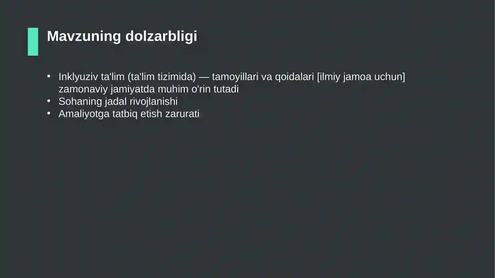 Inklyuziv ta'lim (ta'lim tizimida) — tamoyillari va qoidalari [ilmiy jamoa uchun] 4