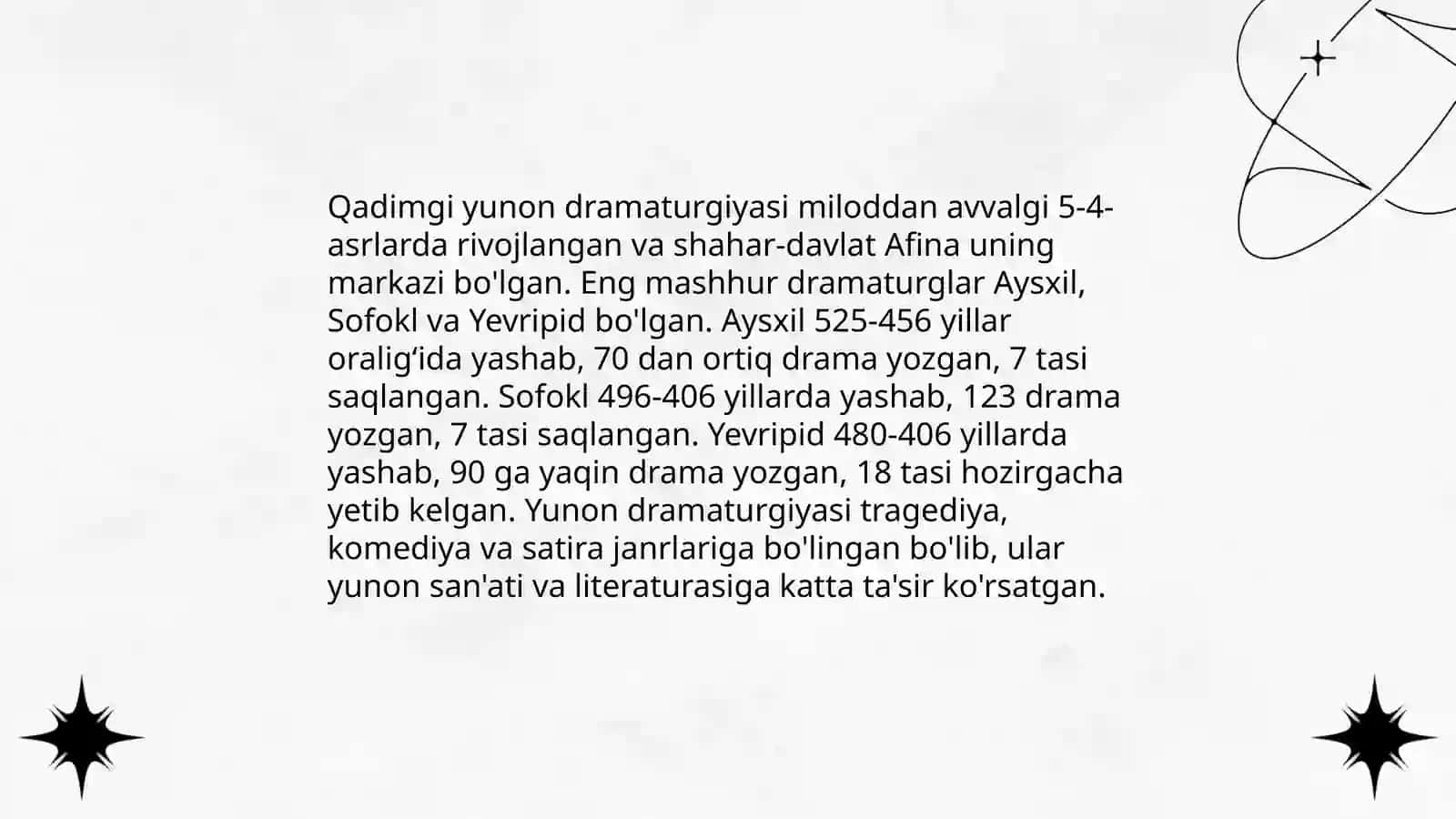 Yunon teatri va jahonga ta'siri 4