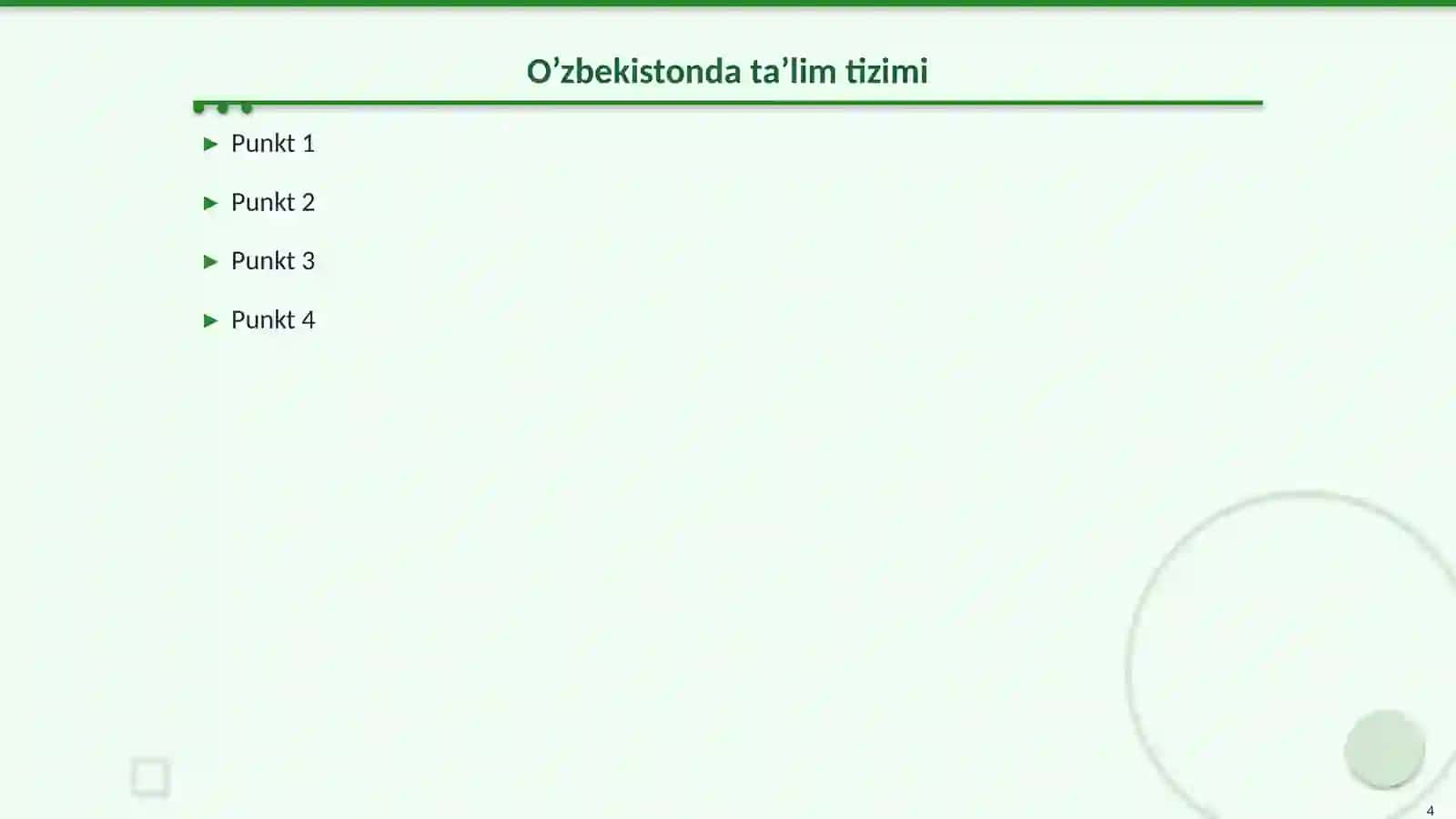 Ekologik ta’limni rivojlantirish masalalari 4