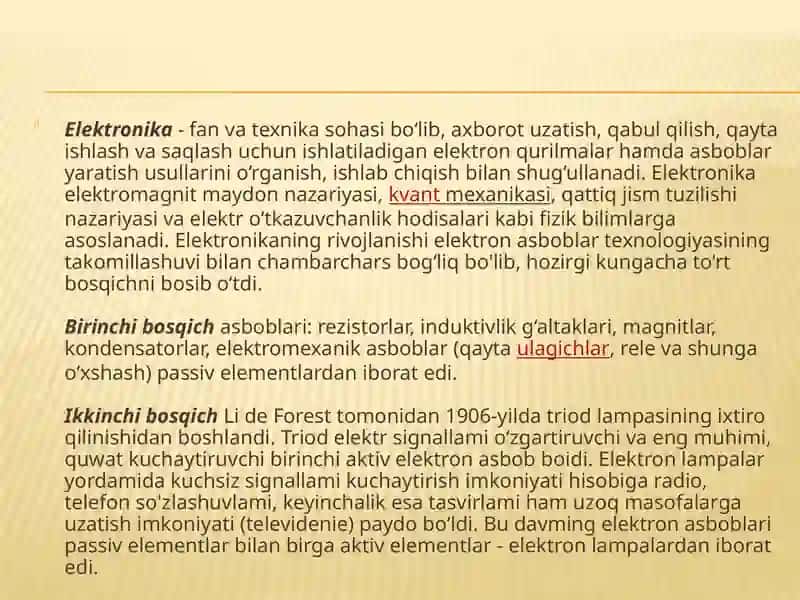 Mikroelektronika elementlari 4