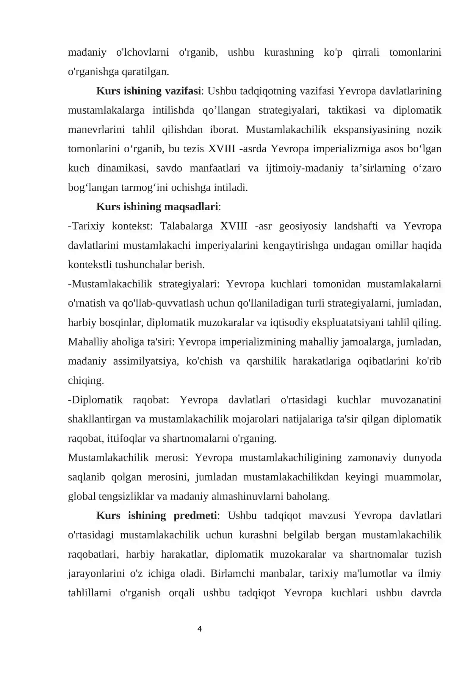 Yevropa davlatlarining mustamlakalar uchun kurashi (XVIII- asrda) 4