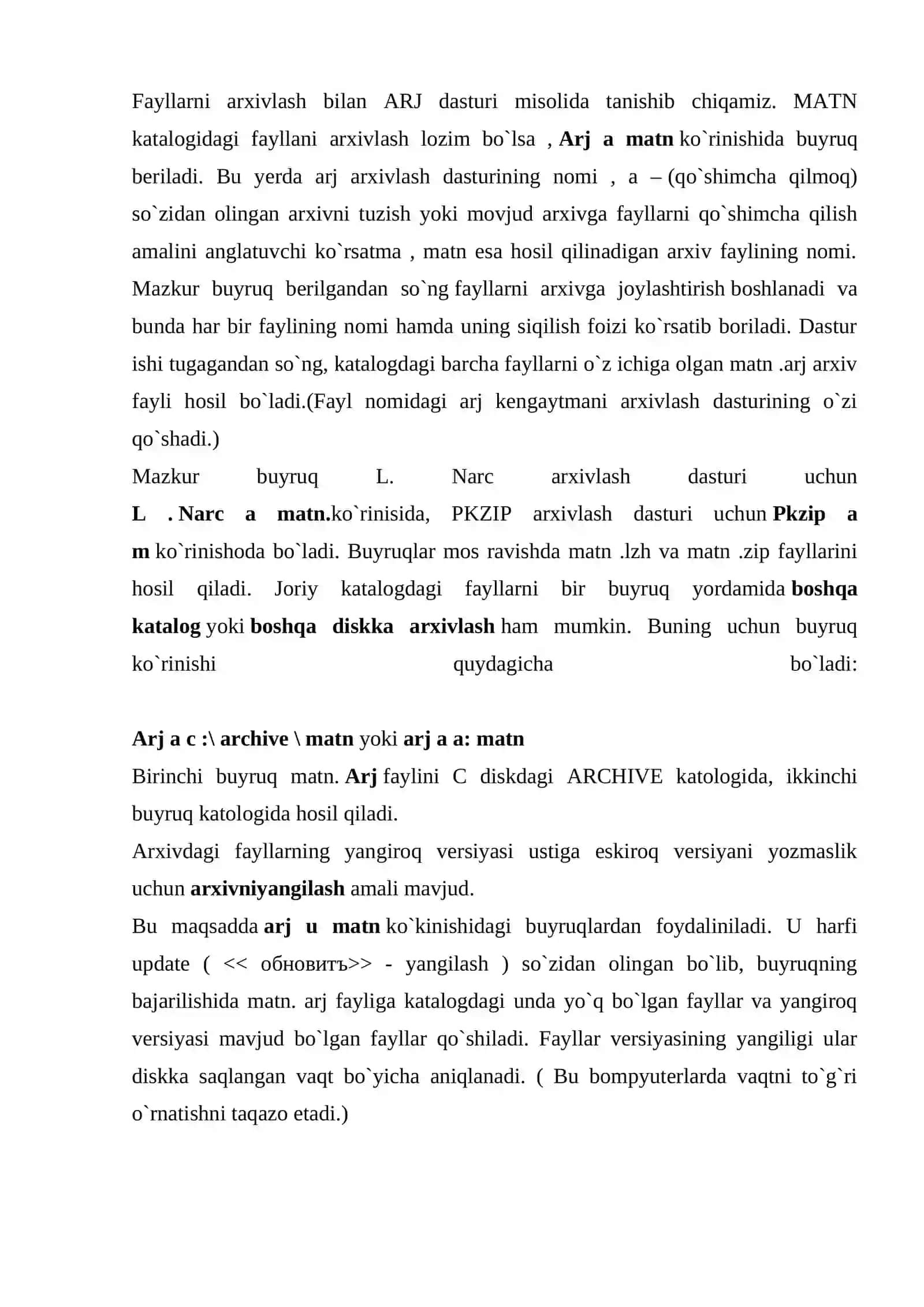 Arxivlash dasturlari 4