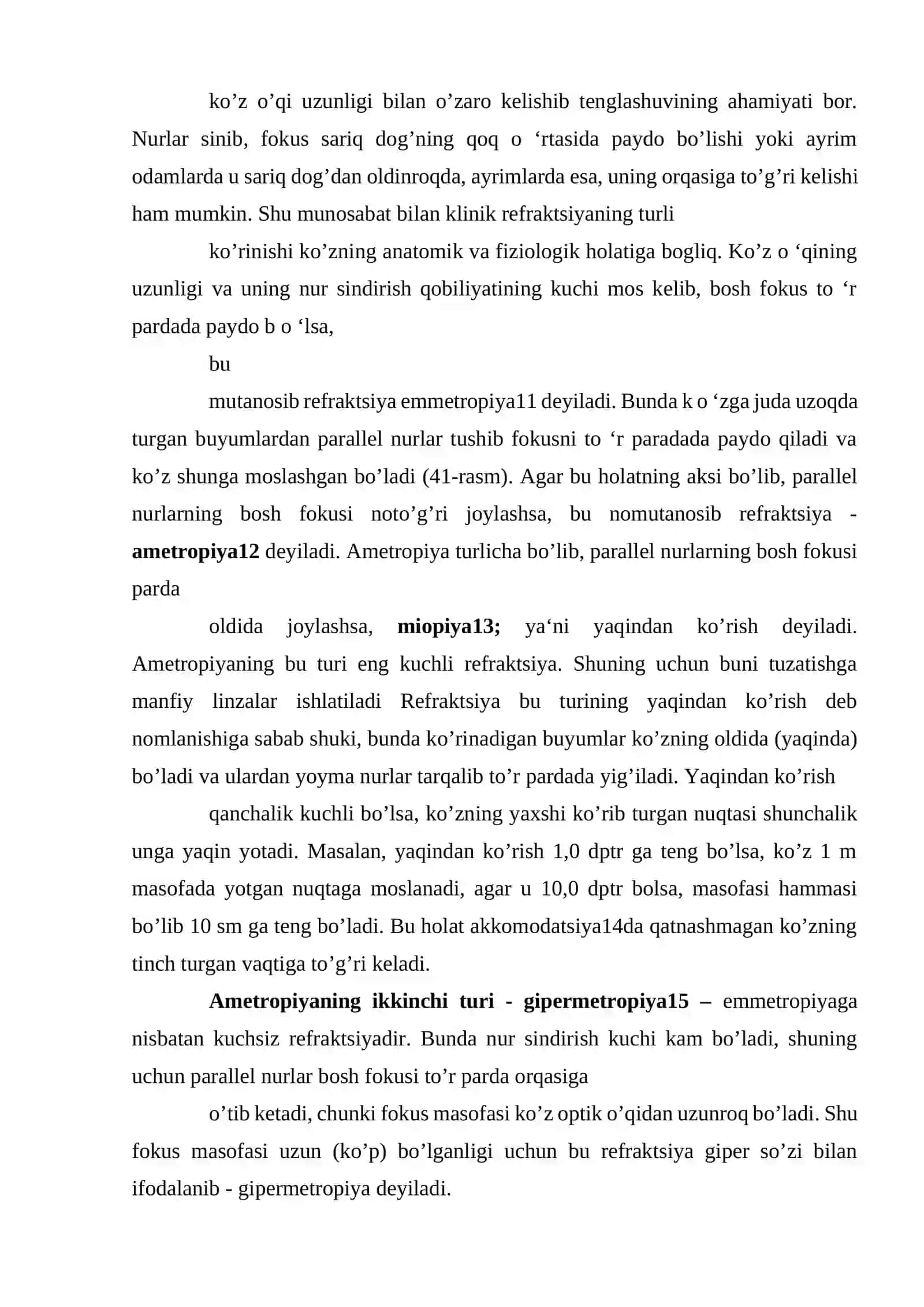 O`suvchi asoratlangan miopiya, maktab miopiyasi, profilaktikasi va davolash 4