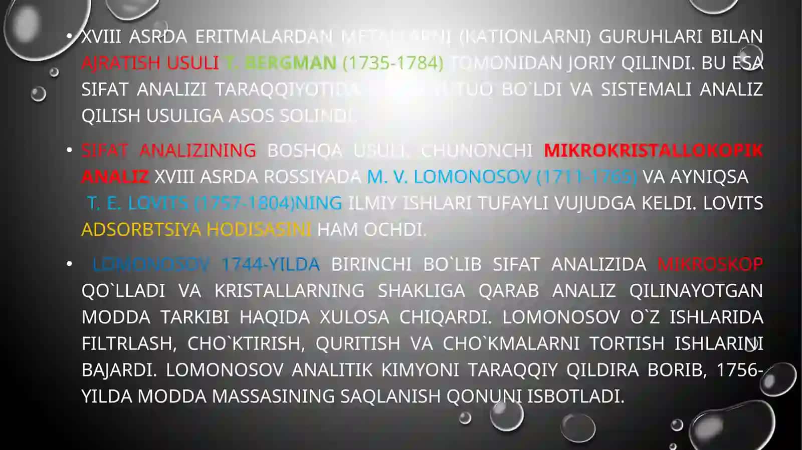 Аnаlitikkimyo Fаni vа uning uslublаri 4