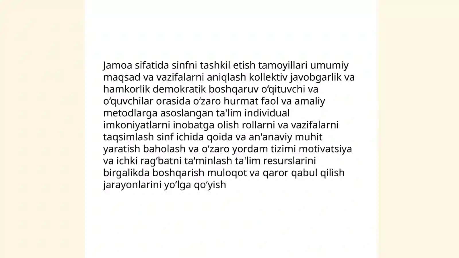 Oʻquvchilar jamosini - yagona pedagogik jarayonning asosiy shakli 4