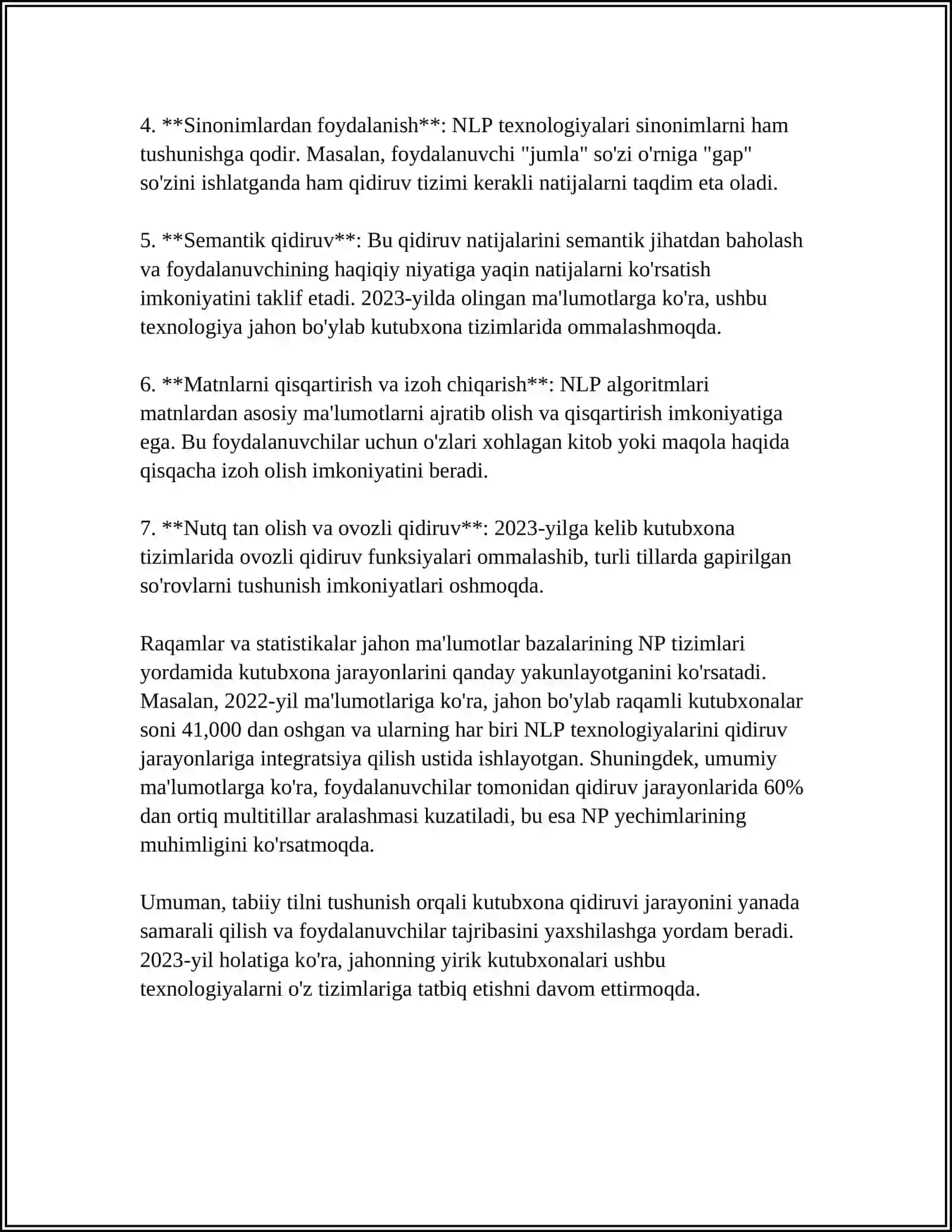 KUTUBXONA TIZIMLARIDAGI "AQLLI QIDIRUV" (SMART SEARCH) IMKONIYATLARI 4