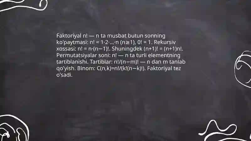 Koмbinаtоriка elementlаri 4