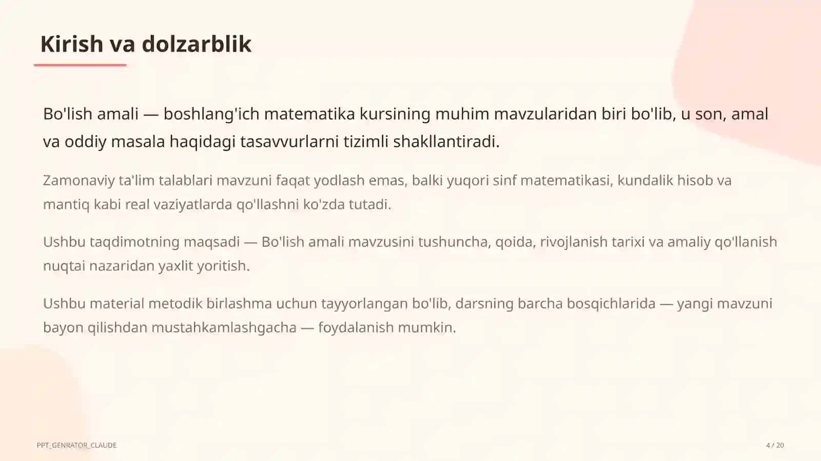 Bo'lish amali (2-sinf) 4