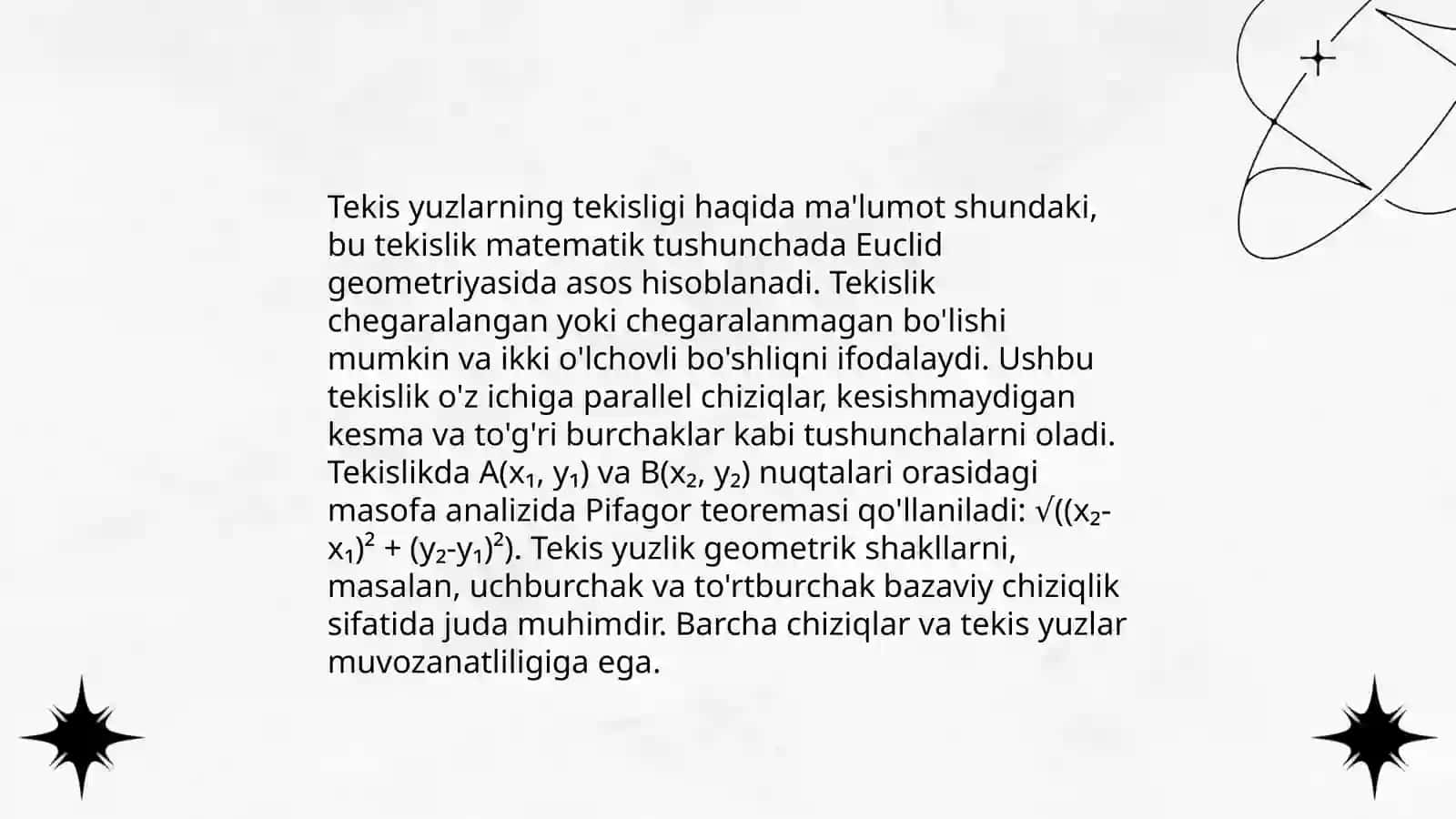 Silindrsimon va tekis yuzlarni shakllaridan va oʻzaro joylashuvlaridan ogʻishlarini nazorat qilish 4