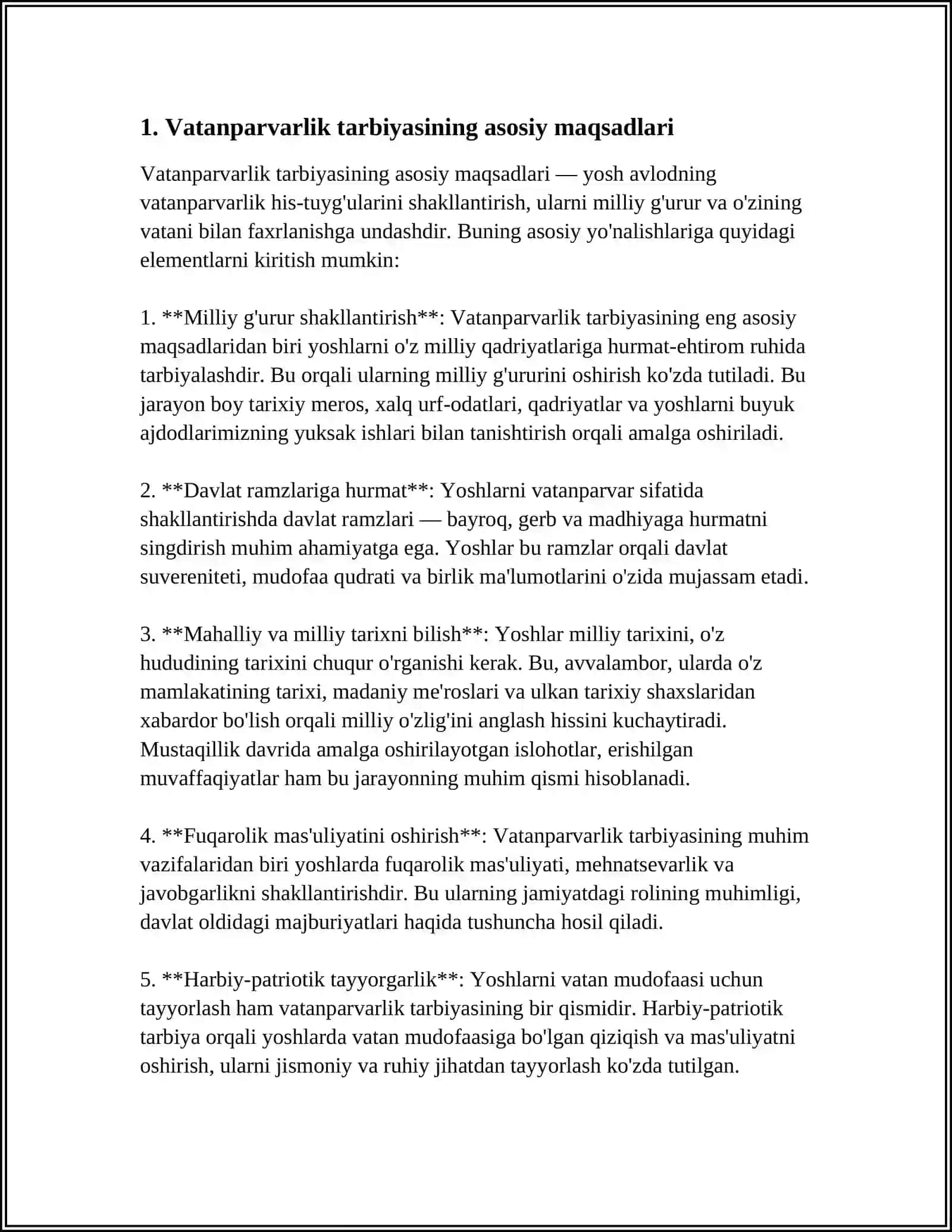 VATANPARVARLIK VA BAYNALMINALLIK TARBIYASINING MAQSADI VAZIFALAR VA METODLARI 4