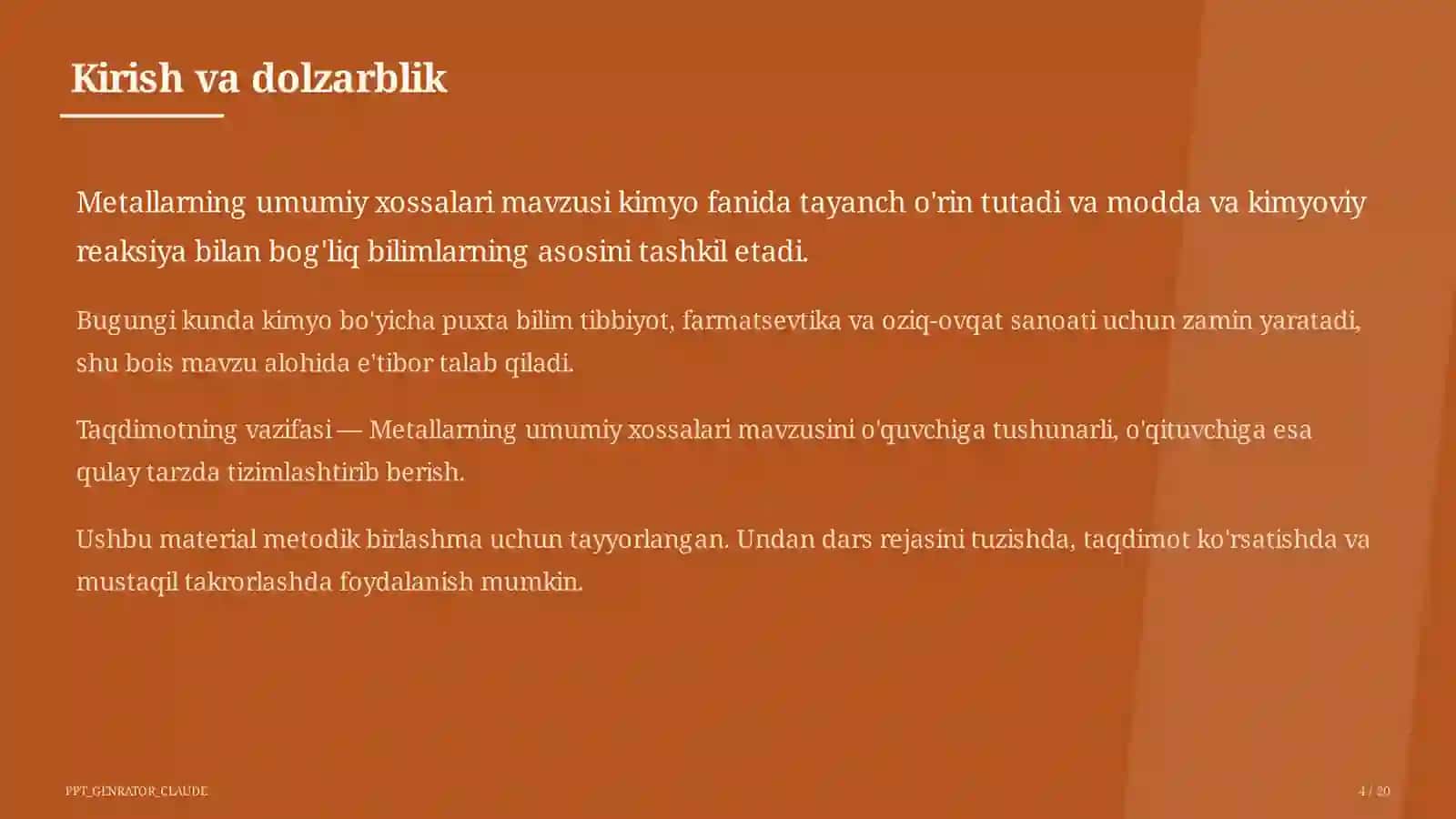 Metallarning umumiy xossalari (9-sinf) 4