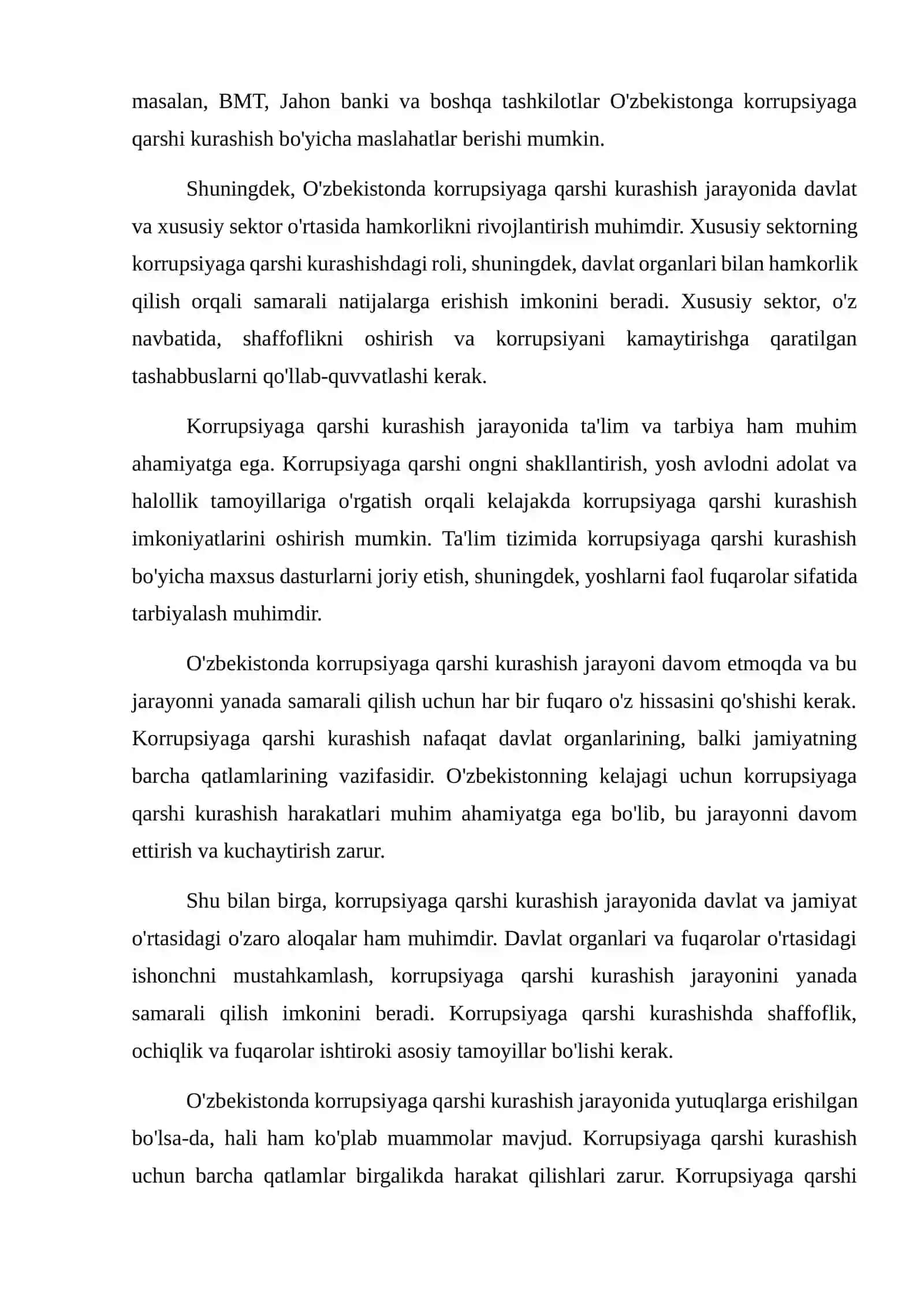 O'zbekistonda korrusiyaga qarshi kurashish mexanizmlari 4