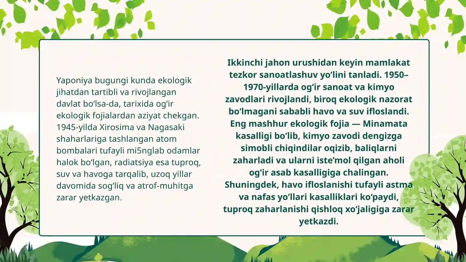 Yaponiya ekologiyasi 4