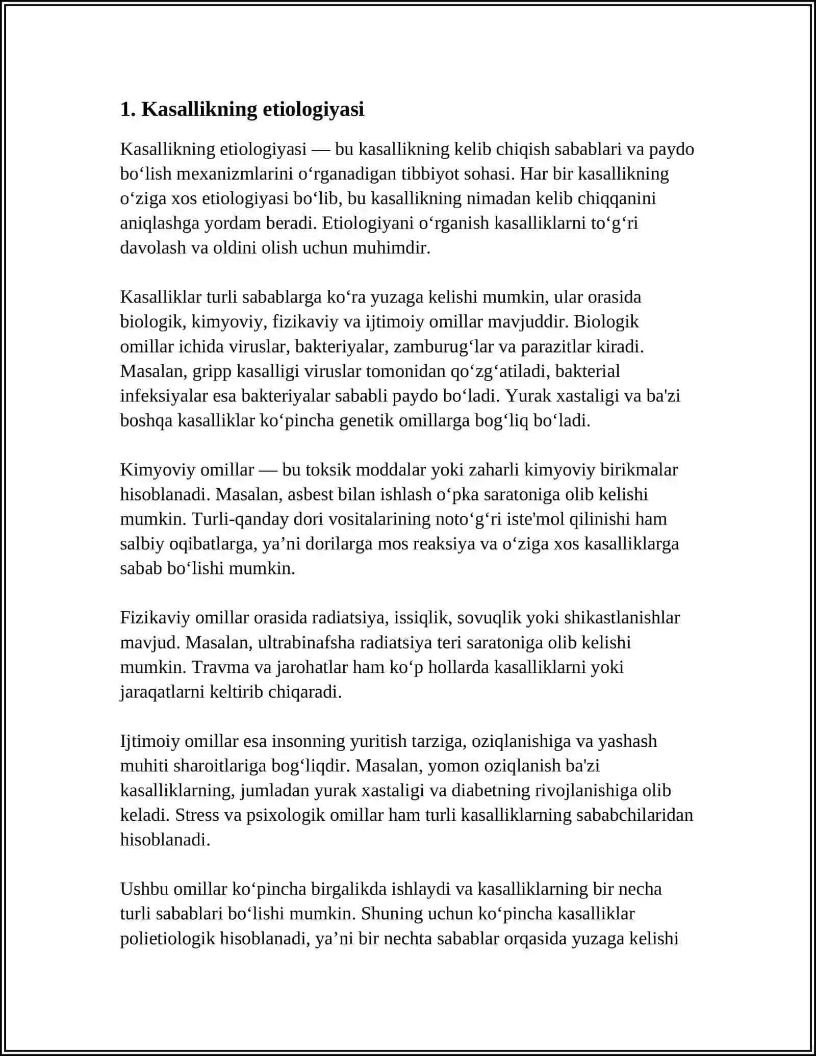 KU-ISITMASI ETIOLOGIYASI PATOGENEZI KLINIKASI ASORATLARI PROFILAKTIKASI VA DAVOLASHI BUYICHA PREZENTATSIYA 4