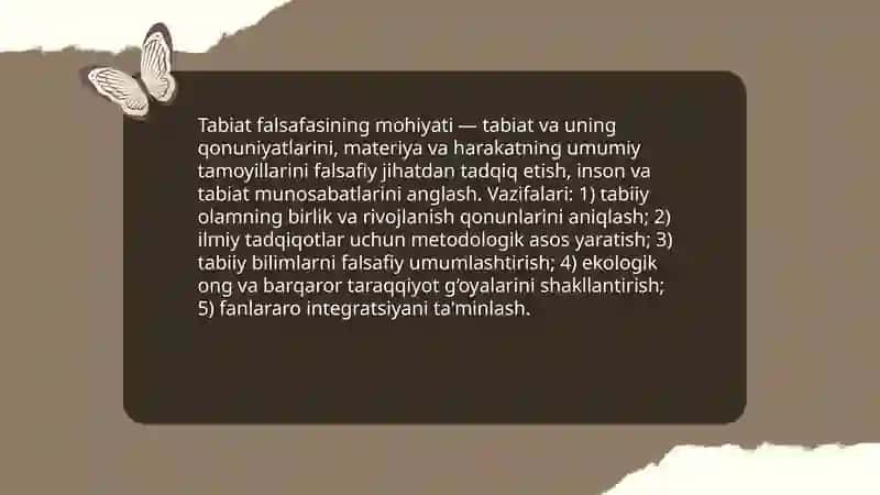 Tabiat falsafasi 4