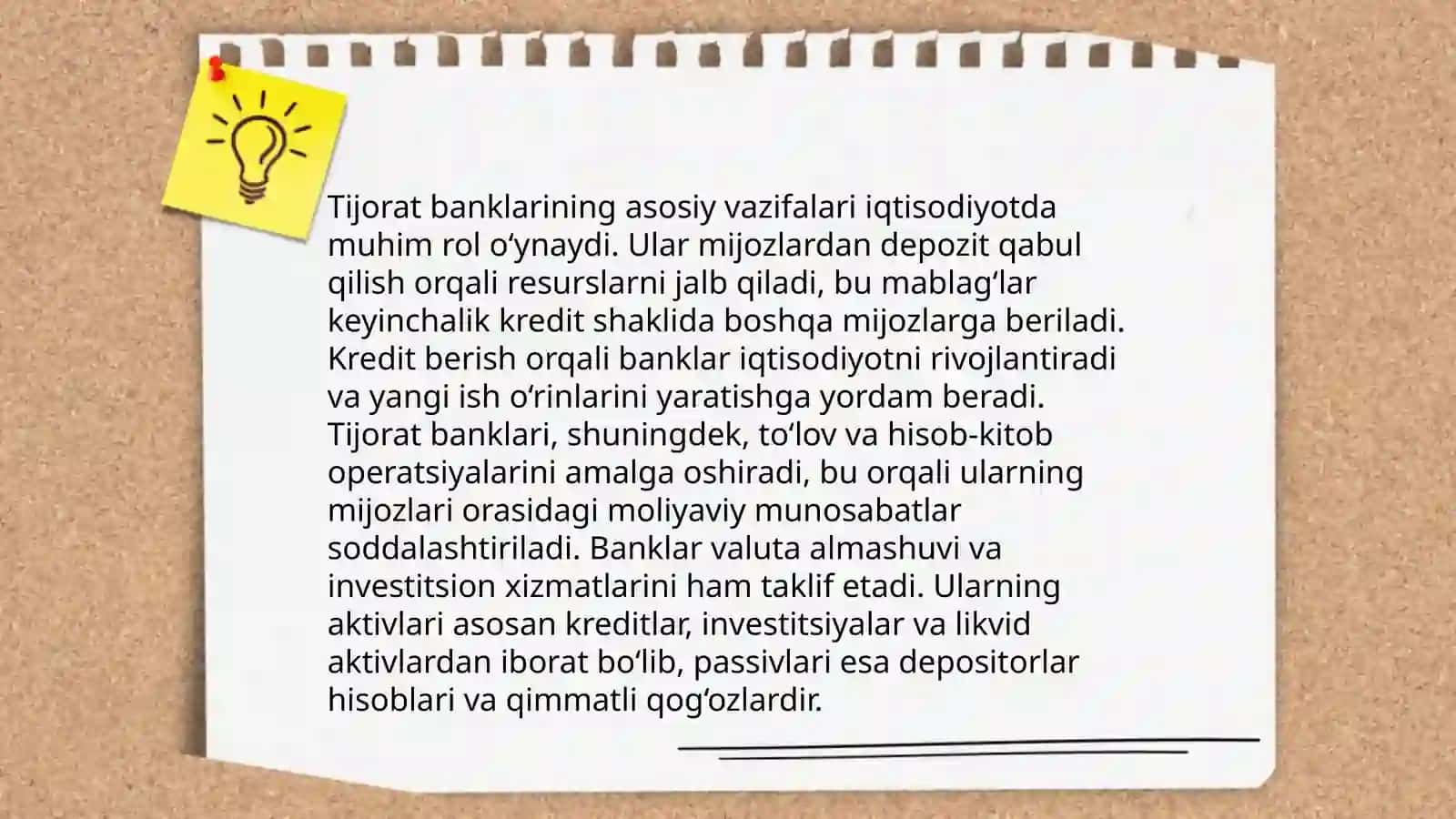 Tijorat banklari faoliyatini tashkil qilish asoslari va tamoyillari 4