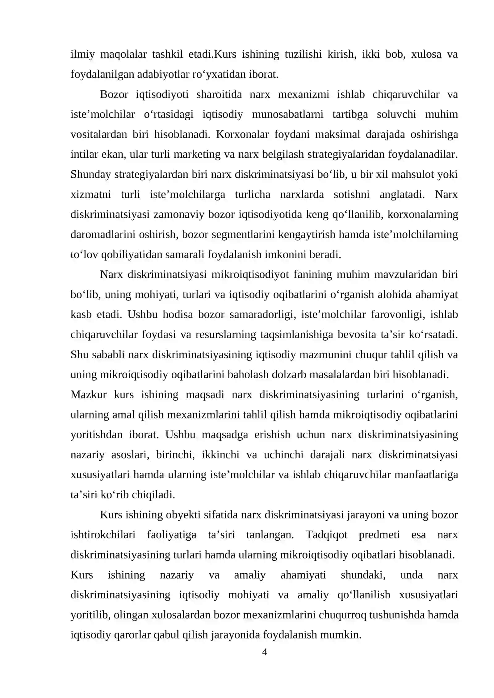 Tadbirkorlik faoliyatida risklarni boshqarishning mikroiqtisodiy asoslari 4