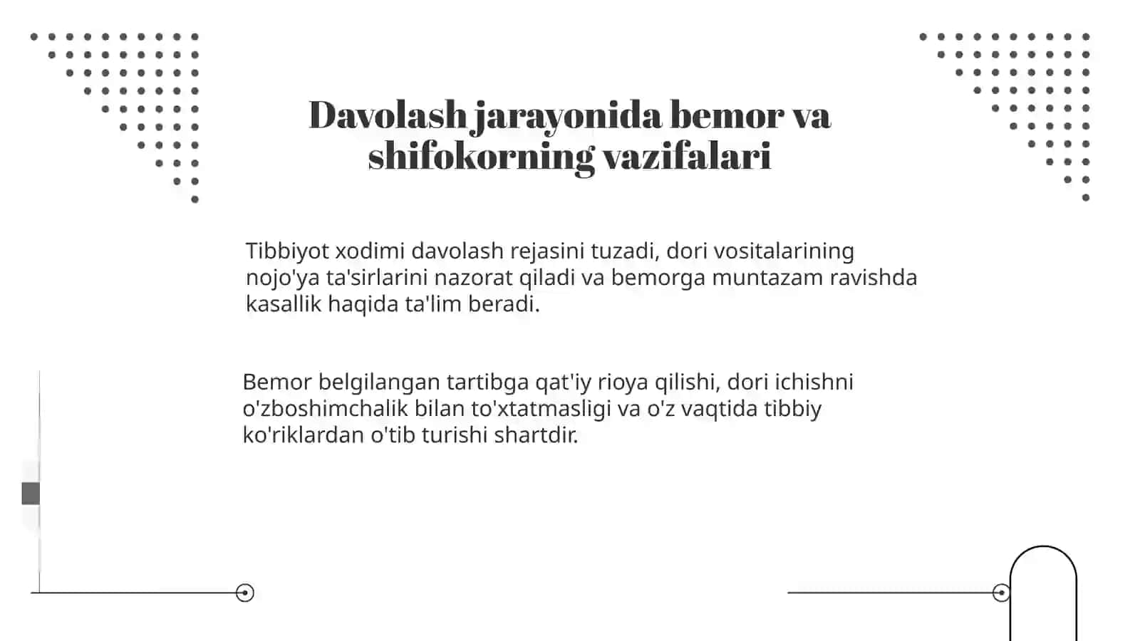 Tuberkulyoz bilan og'rigan bemorlarga tibbiy maslahat berishning maqsadi va ahamiyati 4
