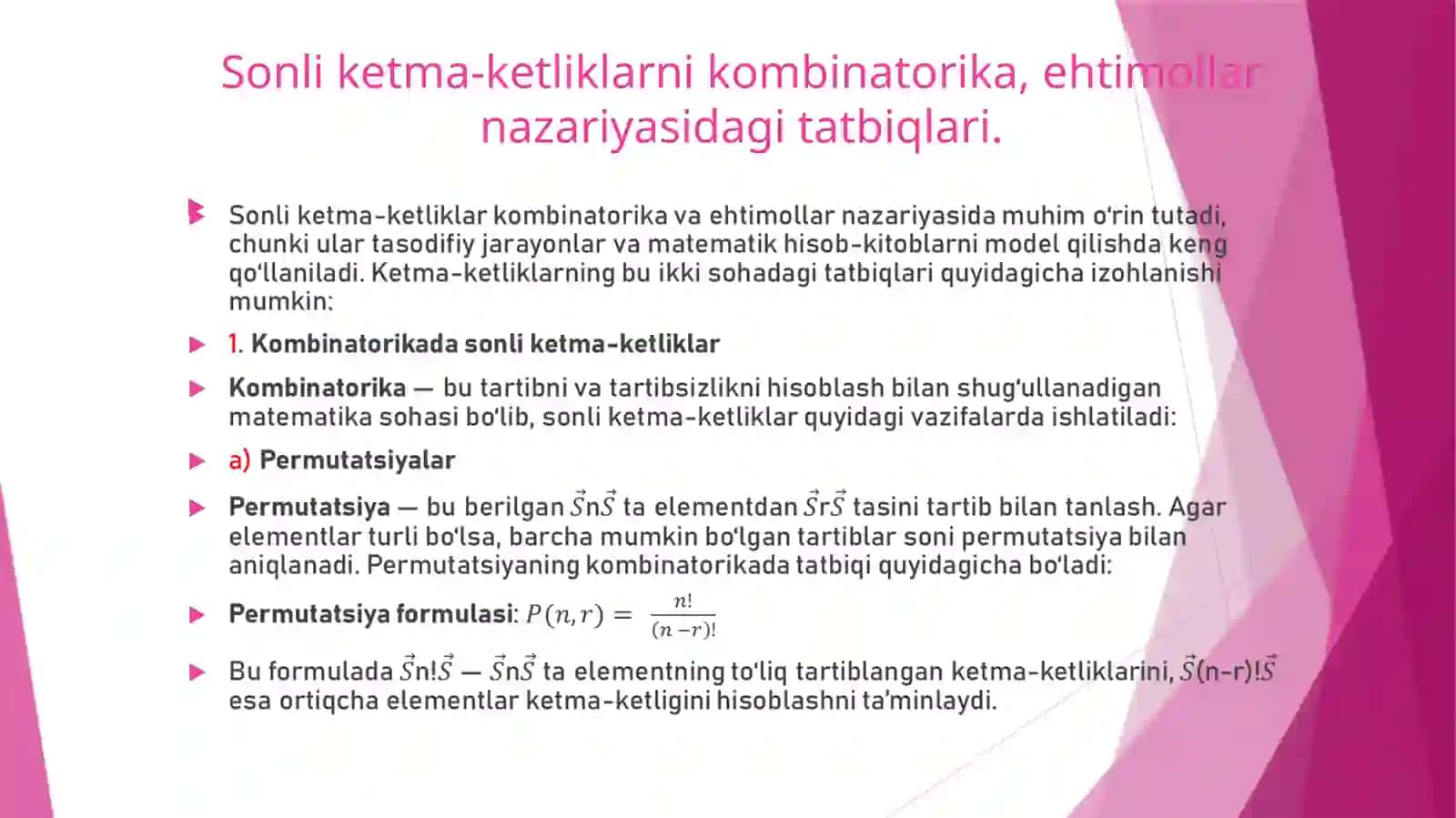 HISOB( CALCULUS ) fanidan MUSTAQIL ISHI 4
