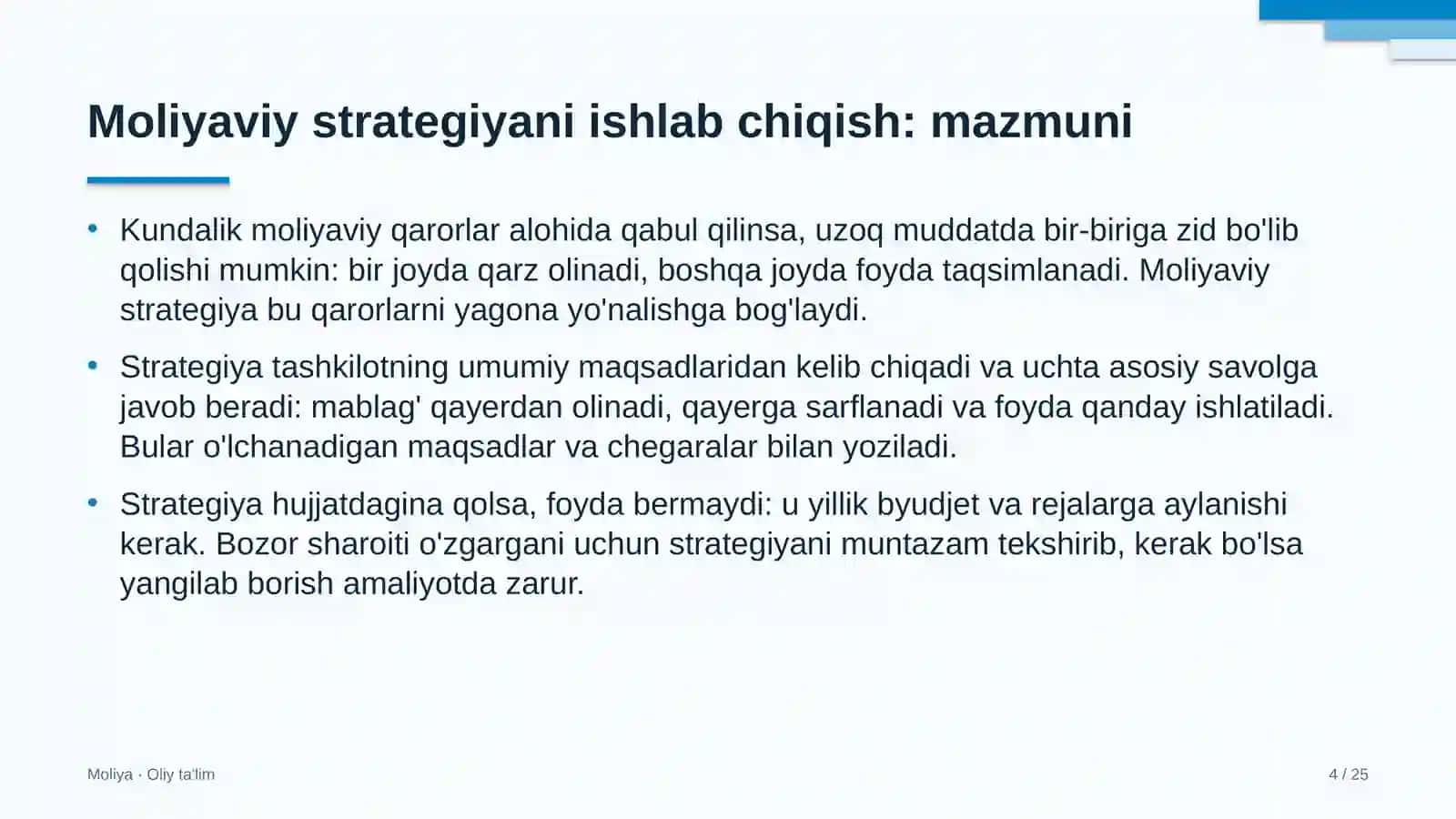 davlat byudjeti tizimida moliyaviy strategiyani ishlab chiqish 9291 4