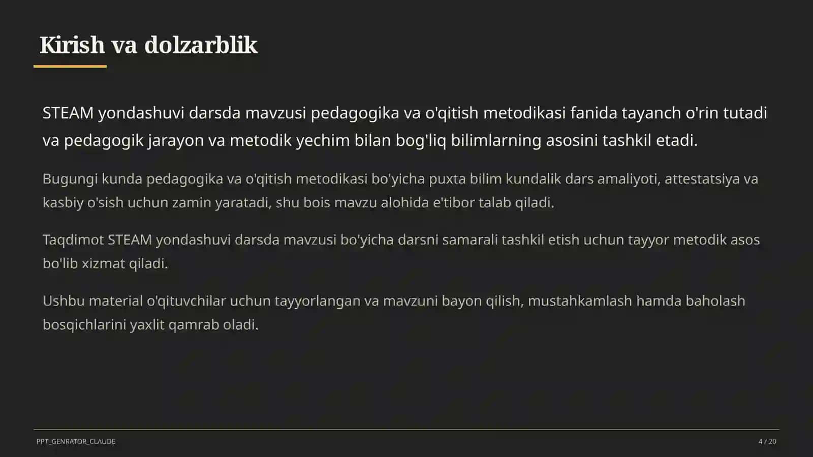 STEAM yondashuvi darsda 4