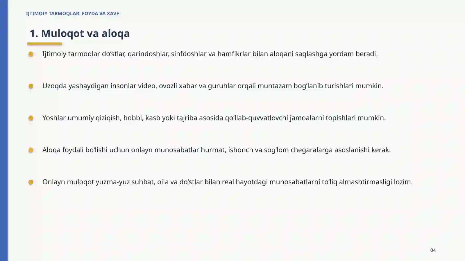 Ijtimoiy Tarmoqlarning Foydali va Zararli Jihatlari 4