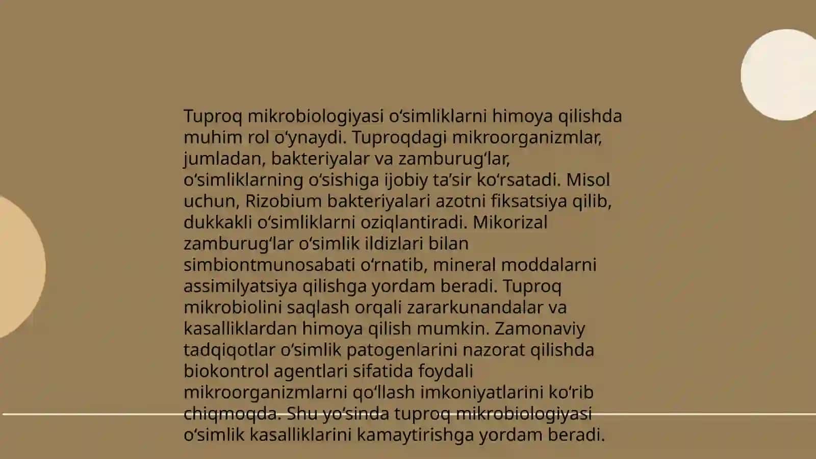 Mikroorganizmlarning qishloq xo‘jaligida, o‘simliklarni himoya qilishda qo‘llanilishi 4