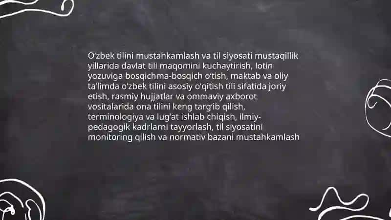 Mustaqillik yillarida O'zbekistondagi manaviy va madaniy taraqqiyot 4