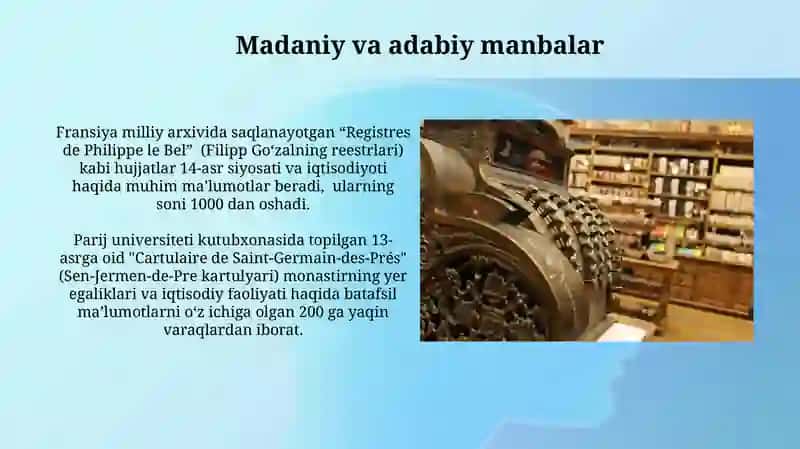 Oʻrta asrlarda Fransiya arxivi 4