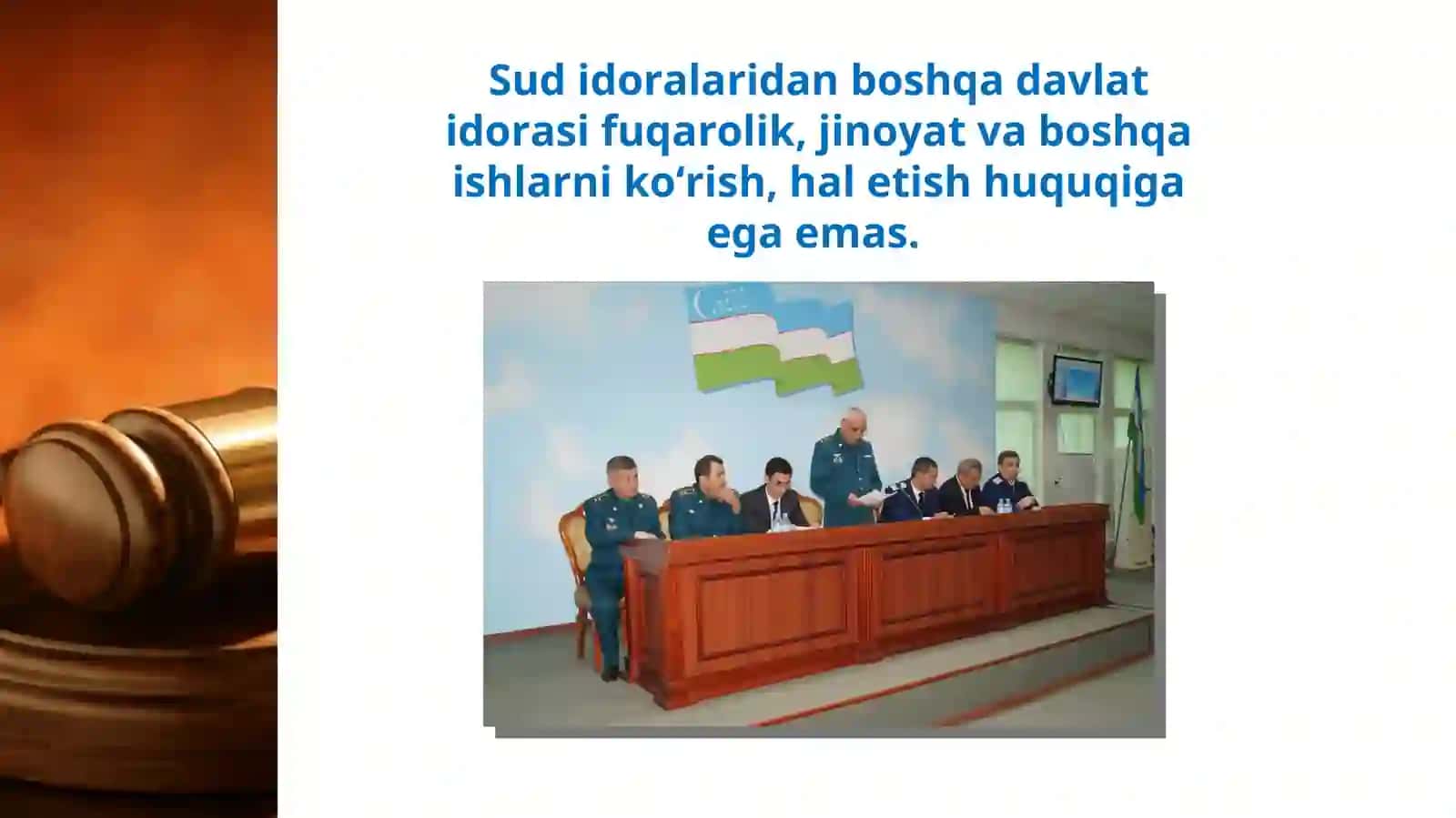 Sud hokimiyati - davlat hokimiyatining bir bog‘ini 4