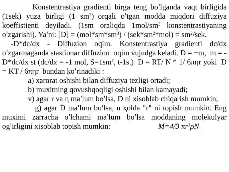 KOLLOID ERITMALARNING MOLEKULYAR KINETIK XOSSALARI 4