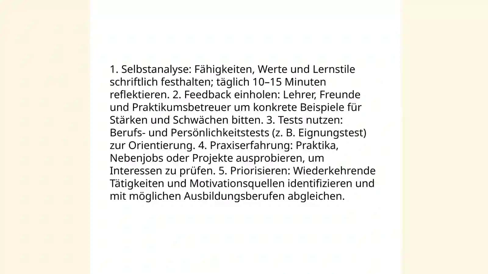 Aysbildung und Berufe 4
