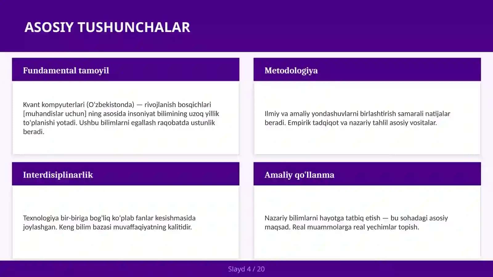 Kvant kompyuterlari (O'zbekistonda) — rivojlanish bosqichlari [muhandislar uchun] 4