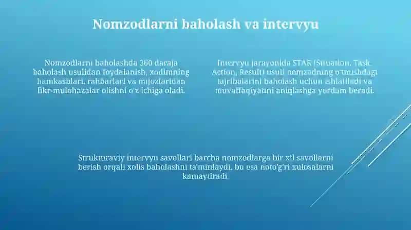 Ishga qabul qilish va Xodimlarga rahbarlik qilish 4