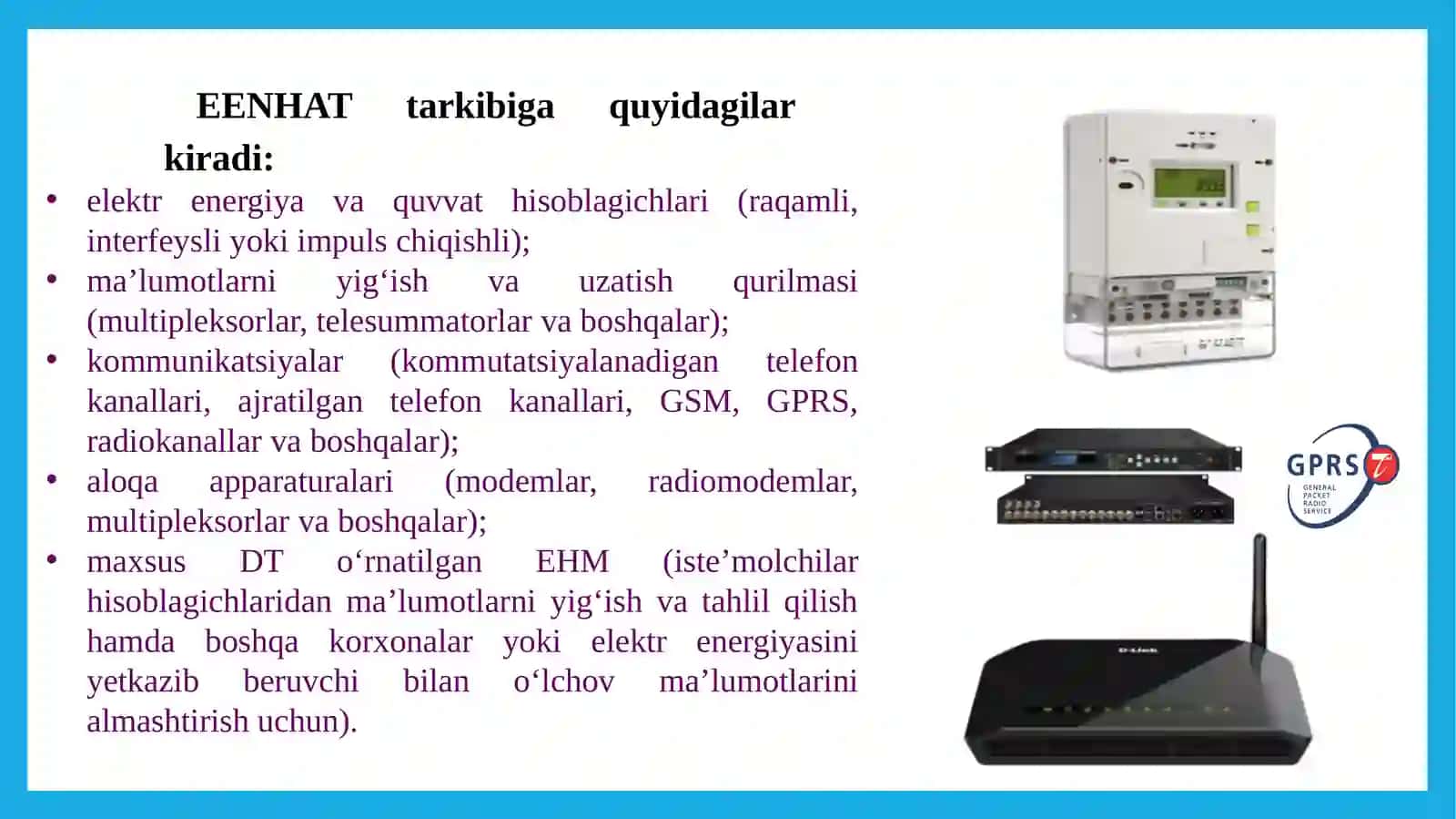 ELEKTRENERGIYA SINAZORATI VA HISOBINIING AVTOMATLASHTIRILGAN TIZIMLARI (EENHAT) TUSHUNCHASI VA POG’ONALARI 4