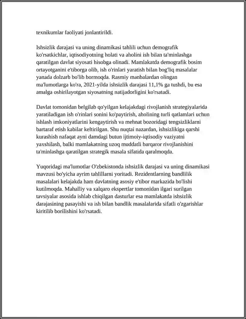 AHOLINING ISH BILAN BANDLIGI: TAHLIL VA ISTIQBOLLAR 4