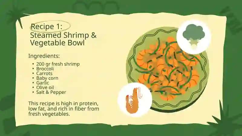 Steamed Shrimp & Vegetable Bowl 4