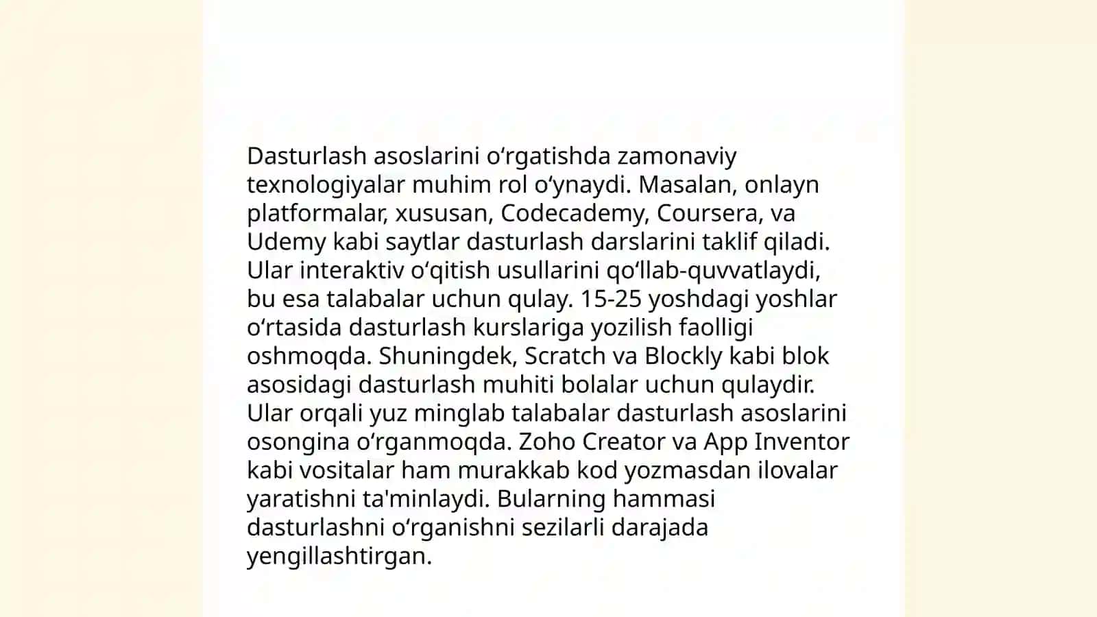 Bolani kasbga yoʻnaltirishda texnalogiya faninig oʻrni 4