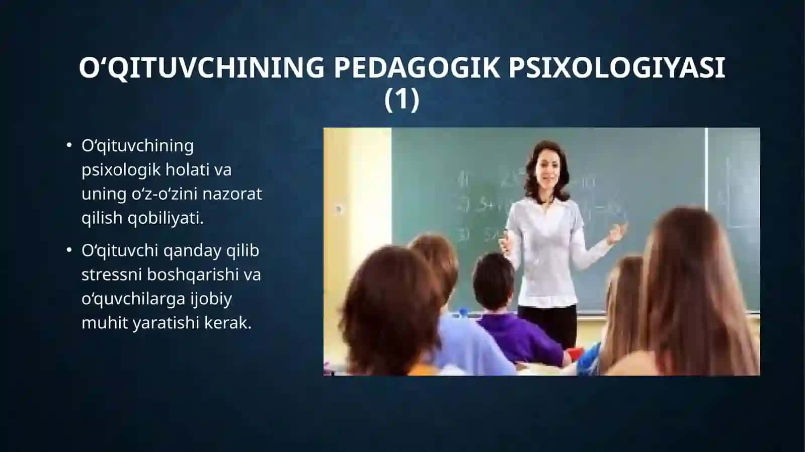 Pedagogik Jarayon va O’qituvchining Ahamiyati 4