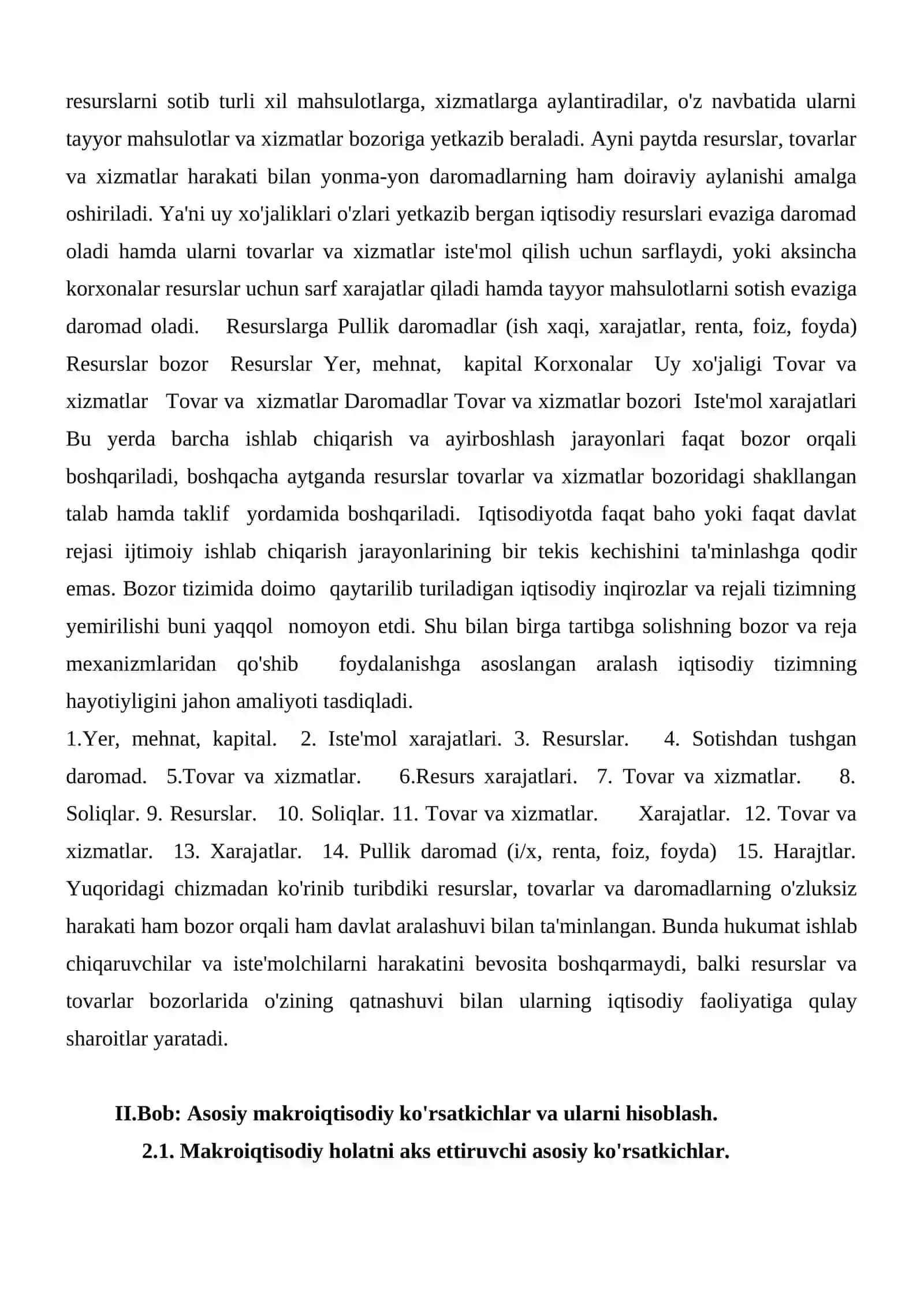 Asosiy makroiqtisodiy ko'rsatkichlar va ularni hisoblash 4