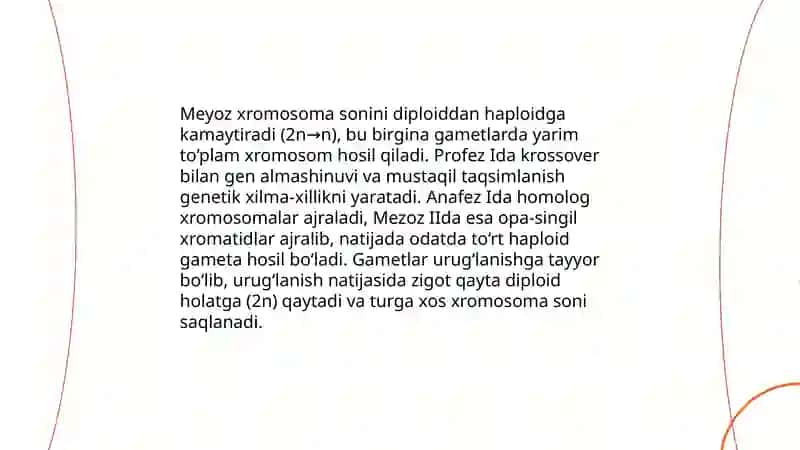 Meyozning biologik ahamiyati 4